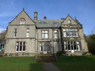 Exterior shot of YHA Castleton Losehill Hall