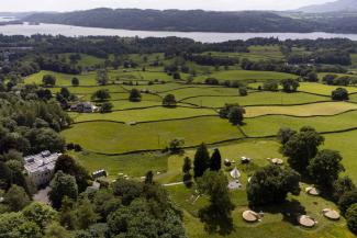 YHA Windermere aerial shot