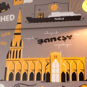 YHA Bristol wall art