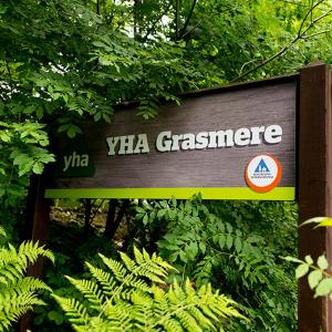 YHA Grasmere Sign