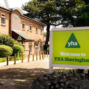 YHA Sheringham Sign