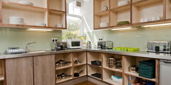 Self catering kitchen at YHA