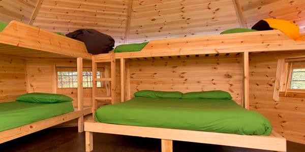 Cabins at YHA England & Wales