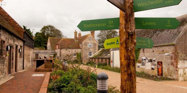 YHA South Downs signpost