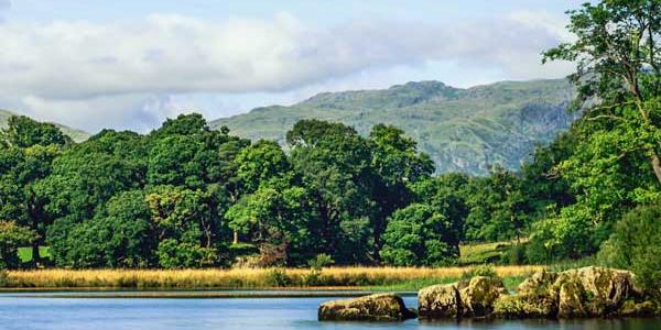 View of lake in Ambleside