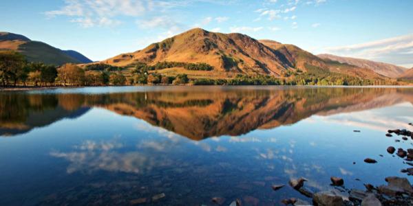 View of lake district 