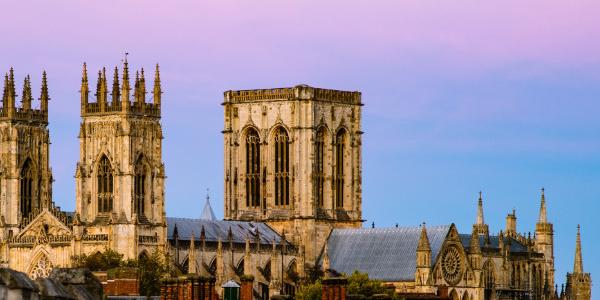 View of York Minster in winter