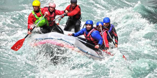 White water rafting at Lea Valley Park