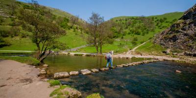 Dovedale stepping stones, Peak District