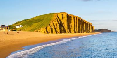 West Bay cliff