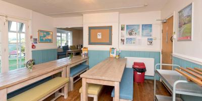 YHA Land's End dining room