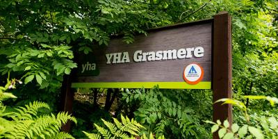 YHA Grasmere Sign