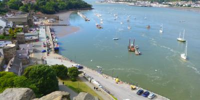 Conwy Harbour on a sunny day