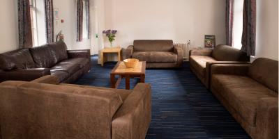 YHA Leominster sofas in lounge