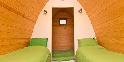 Camping Pod interior