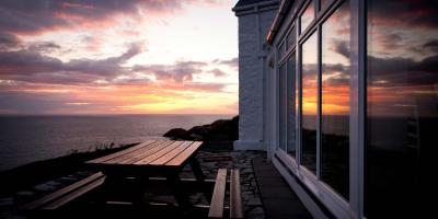 YHA Pwll Deri Sunset