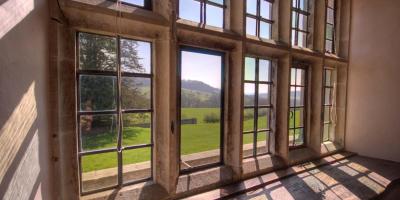 YHA Wilderhope Manor window