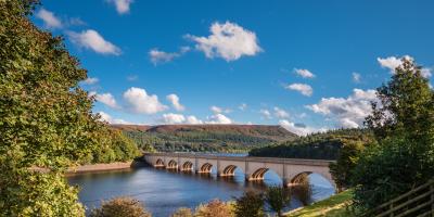 View of Ladybower on a sunny day