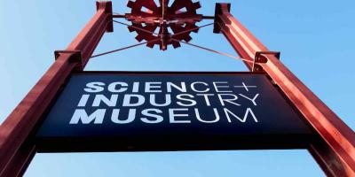 Manchester Science and Industry museum sign