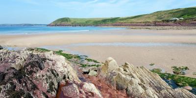 Manorbier beach