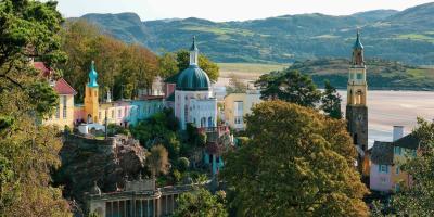 Portmeirion village in North Wales Portmeirion village in North Wales