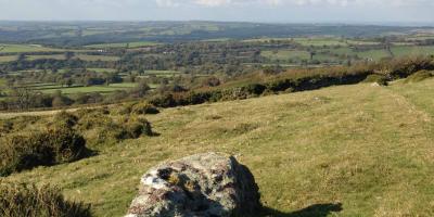 View of Dartmoor