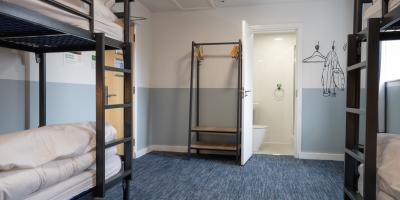 YHA Manchester with bunk beds and en-suite