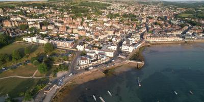 Swanage aerial view