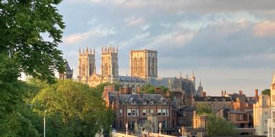 York Minster and historic walls