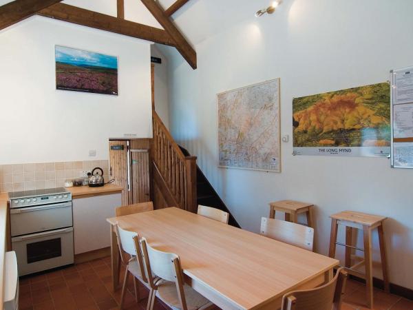 Dining room at YHA All Stretton Bunkhouse