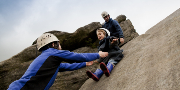 Family climbing