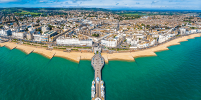 Eastbourne areial shot