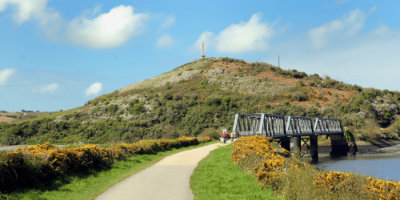 Cycle path in Cornwall