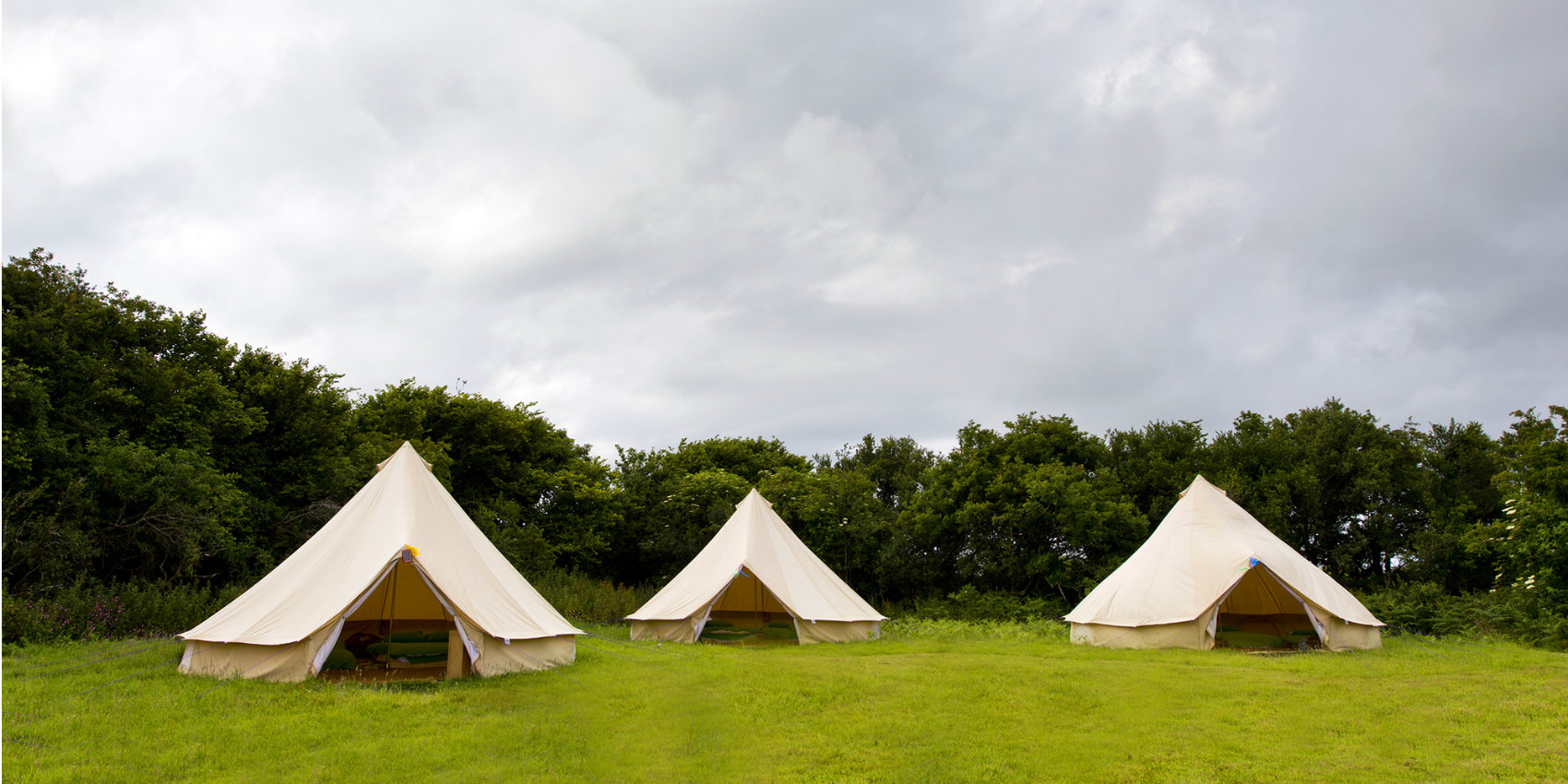 Bell tents at YHA