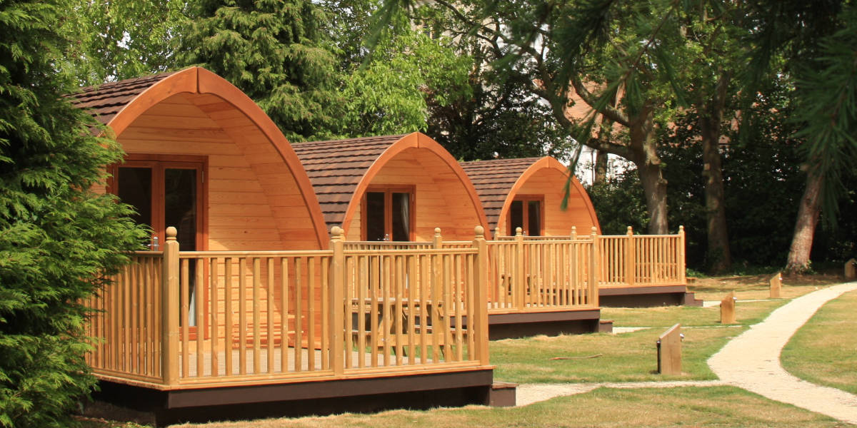 Cabins at a YHA hostek