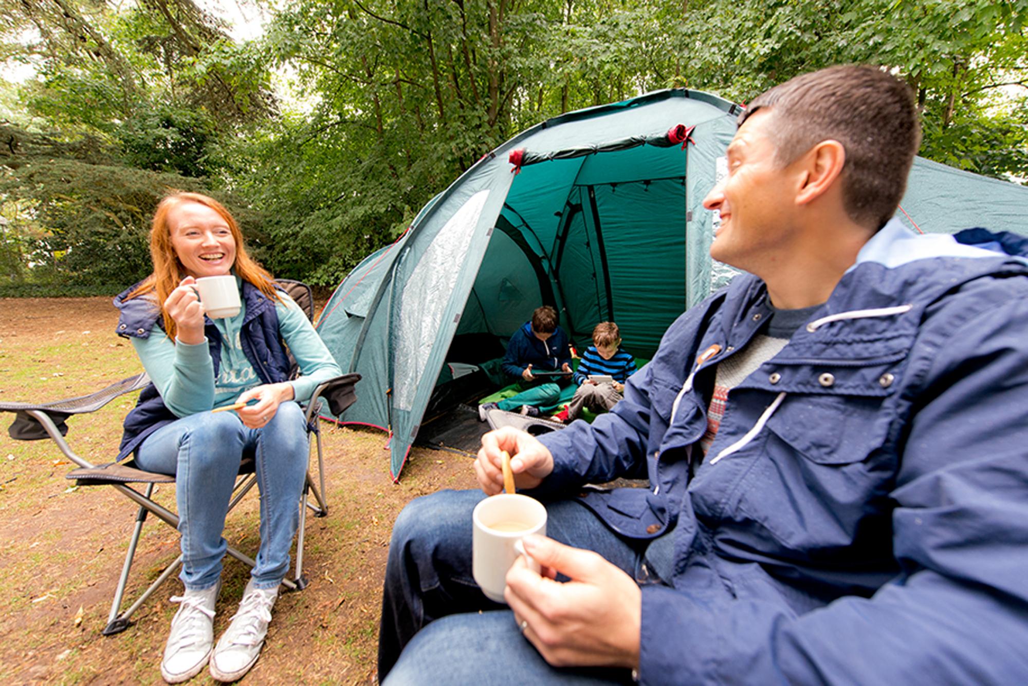 Family camping 