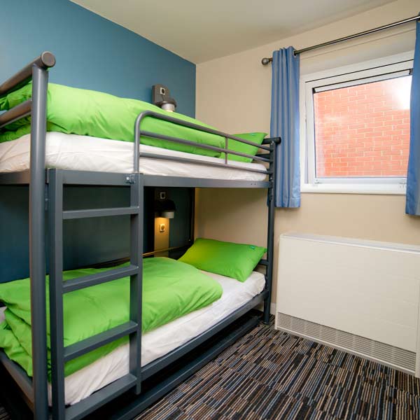 Bunk bed at YHA Cambridge