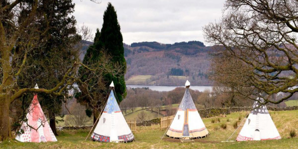 YHA Windermere tipis