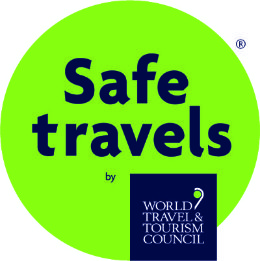 Safe travels badge