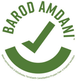 We're good to go badge in Welsh