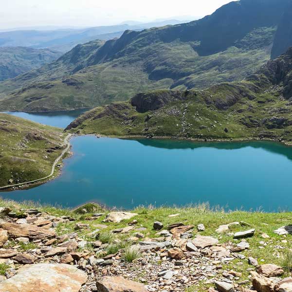 View over Llyn Cwellyn Reservoir