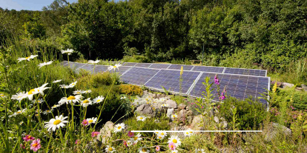 Solar panels at YHA Eskdale