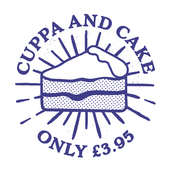 Cuppa and cake stamp