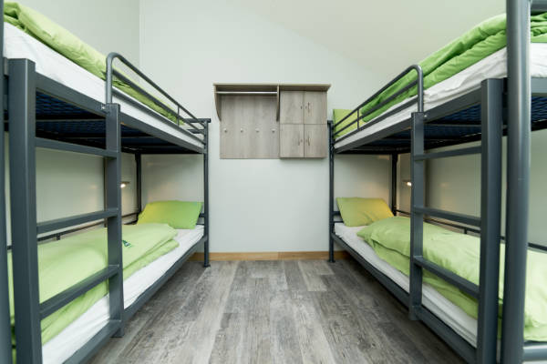 Dorm room at YHA