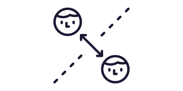 social distance icon